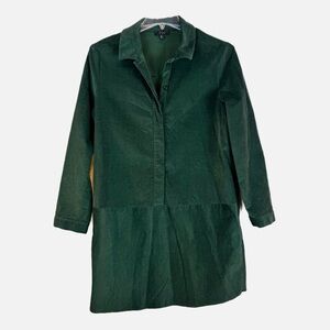 COS | Green Corduroy Shirt Dress